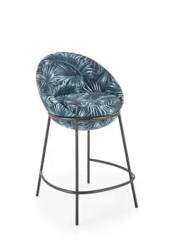 Scaun de bar tapitat H-118 multicolor