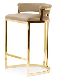 Scaun de bar tapitat Vegas L 70 cm