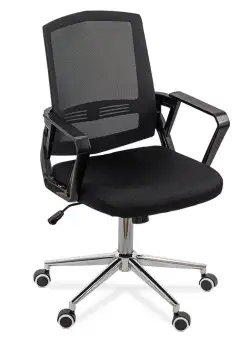 Scaun de birou din mesh respirabil OFF 624M negru