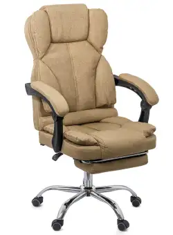 Scaun de birou executiv cu suport de picioare OFF 415F bej