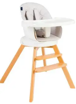 Scaun de masa 3 in 1 copii JUJU Eat&Twist JU1021-Grey (Gri)