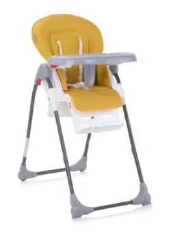 Scaun de masa Lorelli Dulce, reglabil, Lemon Curry Leather