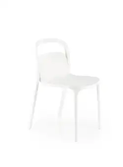 Scaun din plastic K490 alb