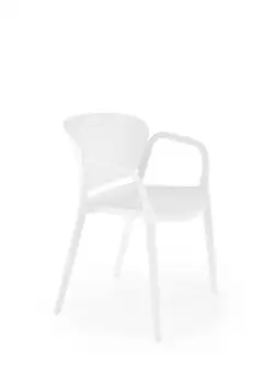 Scaun din plastic K491 alb