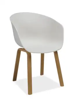 Scaun Ego alb - H 79 cm