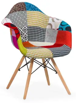 Scaun Fotoliu Patchwork BUC 243 multicolor