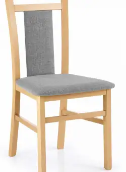 Scaun Hubert 8 material gri stejar