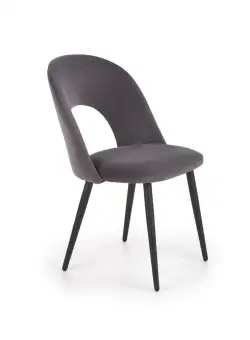 Scaun K384 velvet gri