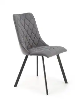 Scaun K450 Velvet Gri – l44 x A58 x H85 cm