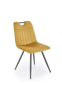 Scaun K521 velvet mustariu