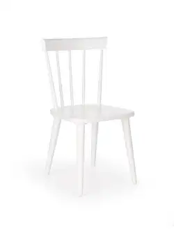 Scaun lemn Barkley alb - H 89 cm