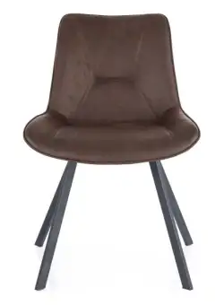 Scaun Link maro inchis/negru tap.229