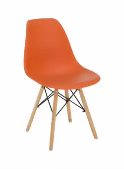 Scaun living CINKLA 3 NEW, portocaliu, 46x82x54 cm