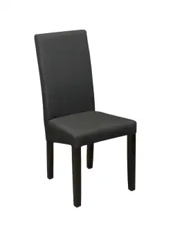 Scaun living TEO, stofa, gri antracit, 46x46x97 cm