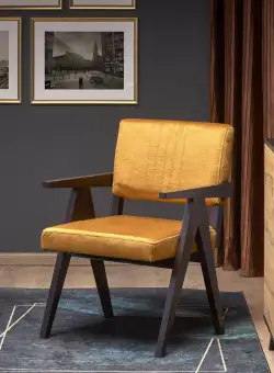 Scaun Memory mustariu Monolith 48/abanos