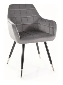 Scaun Nuxe velvet gri Blu14