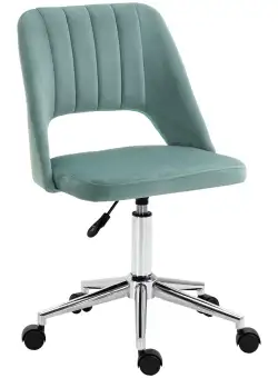 Scaun pentru Birou Vinsetto Ergonomic pentru Birou cu Inaltime Reglabila Verde | Aosom RO