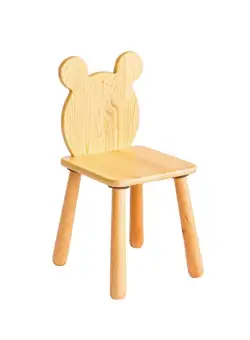 Scaun pentru Copii Bear, Stejar, 28 x 32 x 28 cm