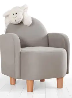 Scaun pentru Copii Nock, Gri, 35 x 51 x 47 cm