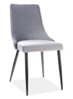 Scaun Piano B Velvet Gri – l47 x A44 x H93 cm