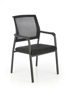 Scaun tapitat Bergen negru