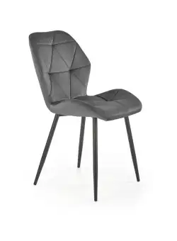 Scaun tapitat K453 velvet gri