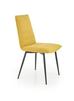 Scaun tapitat K493 mustariu - H92 cm