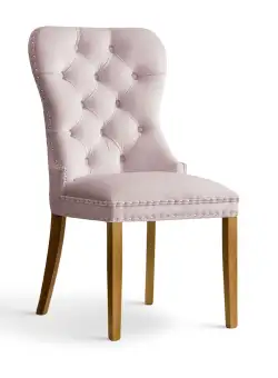 Scaun tapitat Madame stejar-roz - H 101 cm