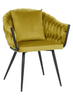 Scaun tapitat Nuvo Velvet – Mustariu