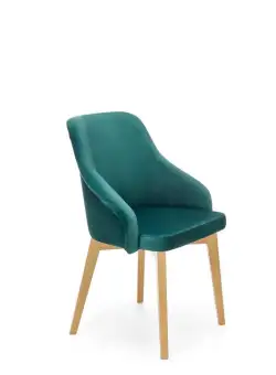 Scaun tapitat Toledo 2 Velvet – Verde