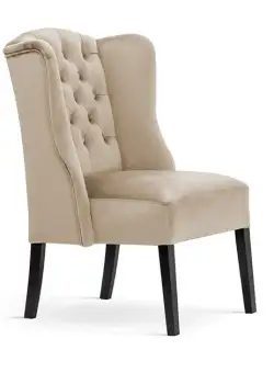 Scaun tapitat Weronica bej – H101 cm