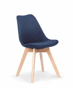 Scaun textil K303 albastru inchis - H 83 cm