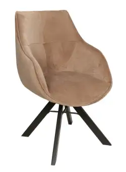 Scaun Vegas Rotativ Negru Si Gina Brown