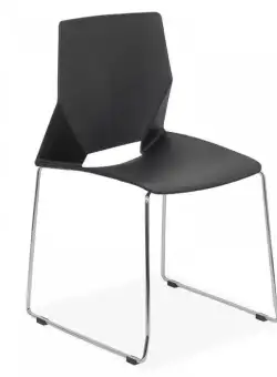 Scaun vizitatori HRC 627 negru