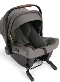 Scoica auto Nuna PIPA urbn Granite, ISOFIX integrat, nastere - 75 cm, 0-13 kg (Gri)