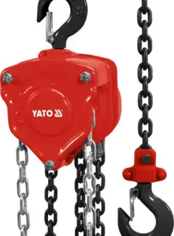 Scripete cu lant YATO 500 - 10000kg inaltime ridicare 3m