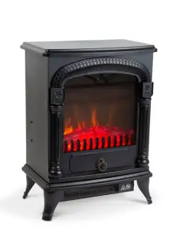 semineu electric - radiator + LED - 37 x 23 x 51 cm