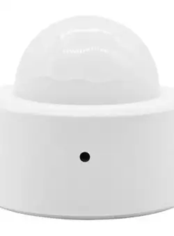Senzor de miscare inteligent Zigbee 3.0, Unghi de detectare 120 °, Distanta detectare 5m, Senzor infrarosu, Alb