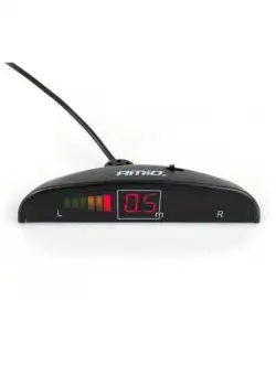 Senzori Parcare cu display LED, 4 senzori, Silver,Gri ,Promotie