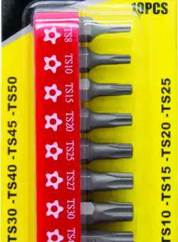 Set 10 biti Torx 1 4 TS8-50 TMP Top Master Pro