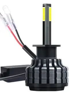 Set 2 becuri LED cob , 4U®, Canbus, 70W, lumina alba, 12.000 lumeni, fara eroare, H1