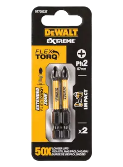 Set 2 Biti de torsiune DeWalt DT70532T 50 MM PH2