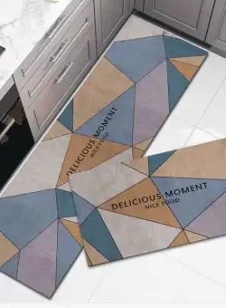 Set 2 covoare de bucatarie, antiderapant, 50x60cm, 50x120cm,