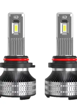 Set 2 LED-uri Auto Techstar® P30, 9006, 80w, 14000 Lumeni, 6500K, AUTO, 12-24 Volti, CSP, Canbus, Miez Cupru, Radiator Aluminiu