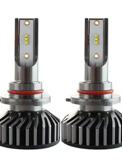 Set 2 LED-uri Auto Techstar® P8, 9005, 40w, 4000 Lumeni, 6500K, AUTO, 12-24 Volti, ZES, Canbus, Miez Cupru, Radiator Aluminiu