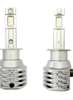 Set 2 LED-uri Auto Techstar® T100, H7, 30w, 3000 Lumeni, 6500K, AUTO, 12-24 Volti, CSP, Canbus, Radiator Aluminiu, Racire Pasiva