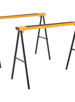 Set 2 Sevaleti pentru Munca Pliabil din Otel Capacitate 250kg Durhand | Aosom RO