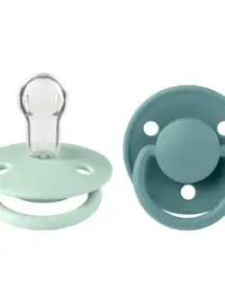 Set 2 Suzete De Lux Silicon, Tetina Rotunda, Marime Universala