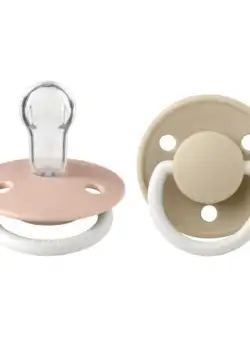 Set 2 Suzete Fosforescente De Lux Glow Silicon, Tetina Rotunda, Marime Universala
