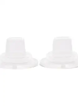 Set 2 Tetine, adaptor moale din silicon, pentru cani si biberoane cu gat larg, debit rapid, non-toxic si non-alergic, fara BPA, 9 luni+, Marimea XL